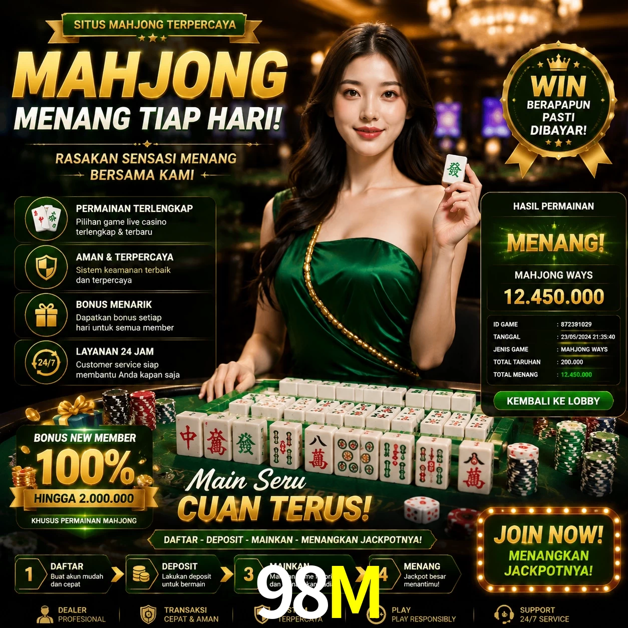 Cashback VIP 98M - reembolso semanal
